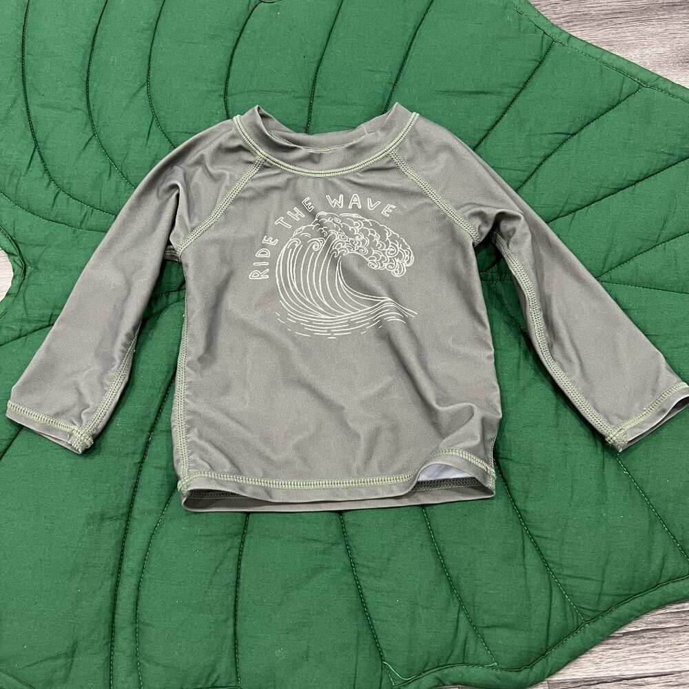 Rylee + Cru 12-18M Ride the Wave Long Sleeve Rashguard